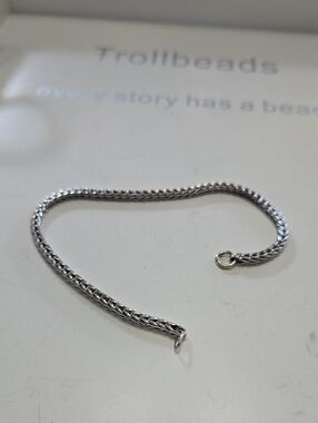 Trollbeads Silver Braided  Bracelet